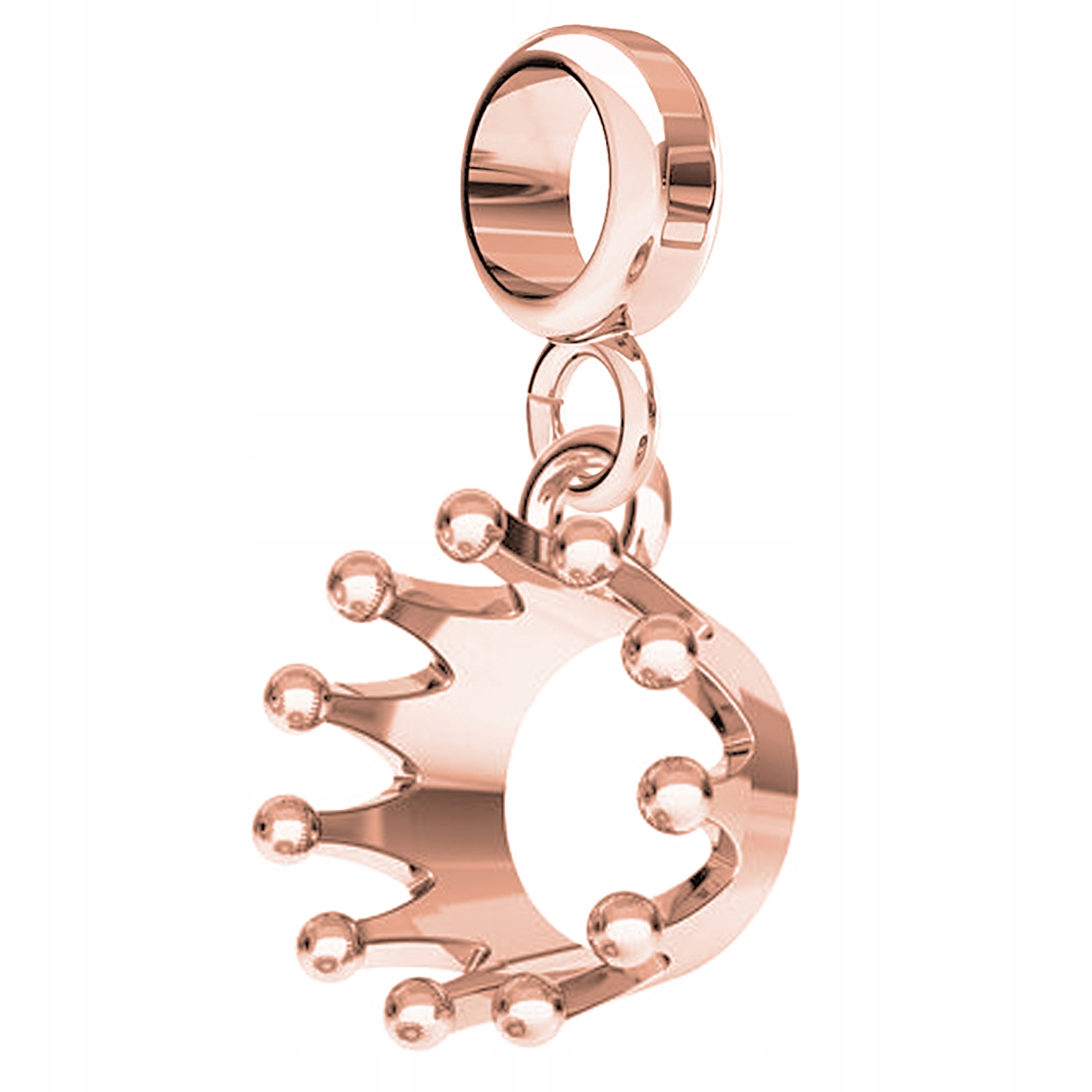 Charms Pozlacený Koruna Crown Royal Závěsná Korunka Král Královna Stříbro 925