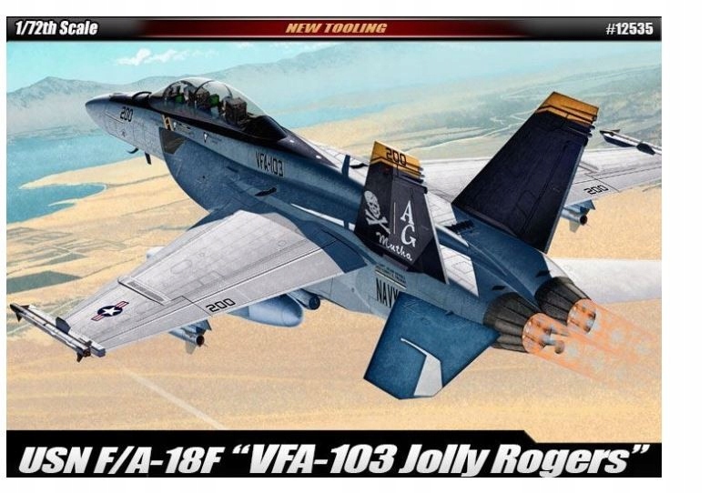 Academy Model plastový F/A-18F Usn VF-103 Jolly Rogers