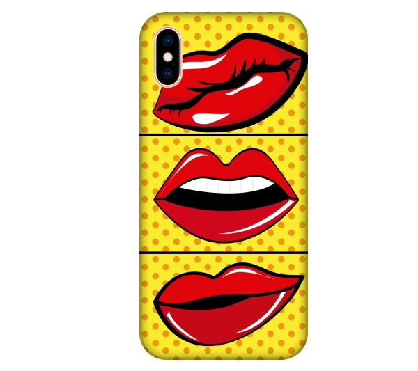 

Etui pokrowiec iPhone Xs Max Popart komiks usta