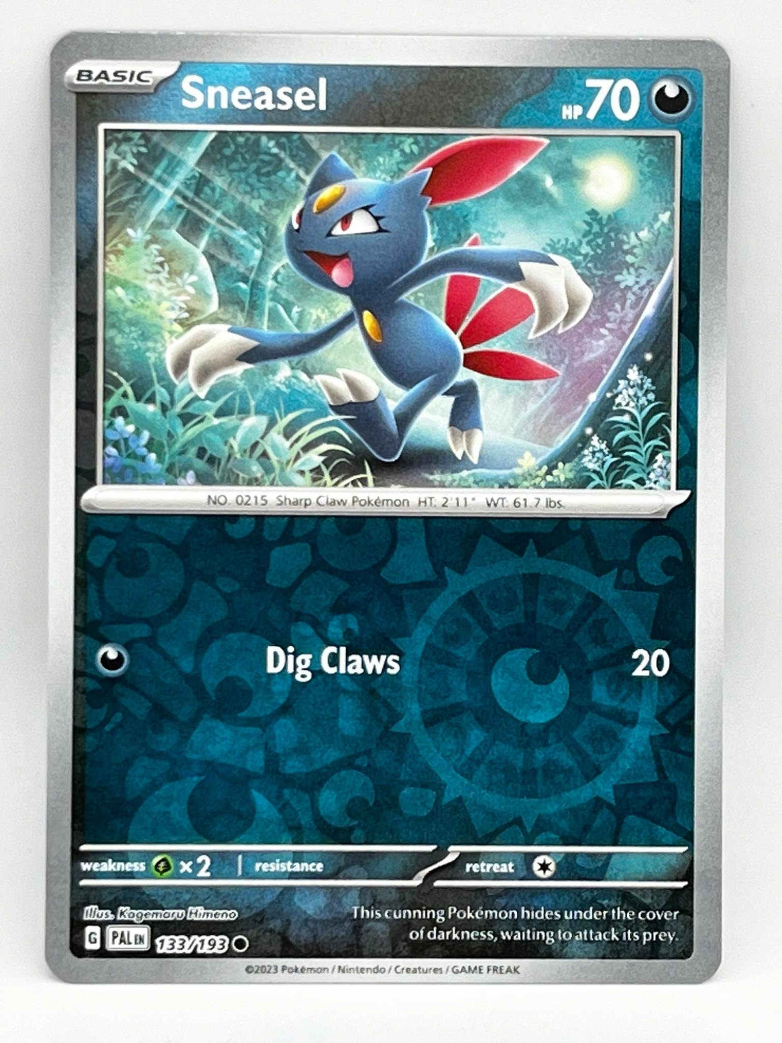Karty Pokemon (pal 133) Sneasel (r)