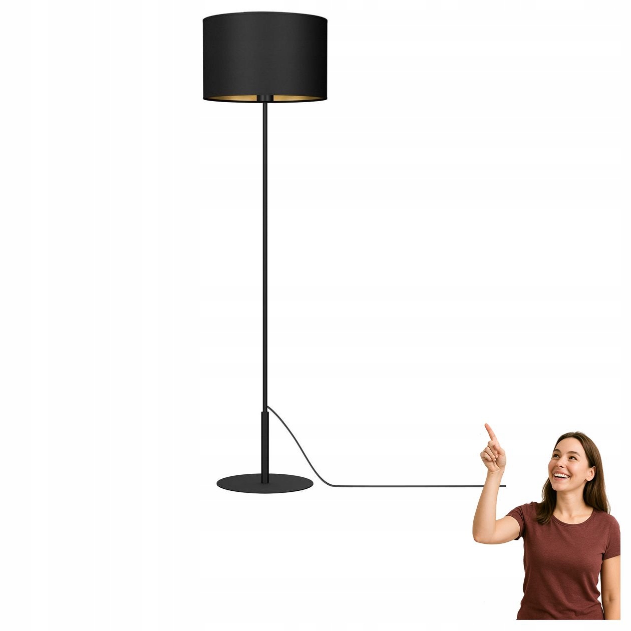 Podlahová lampa Arden 3498 Luminex