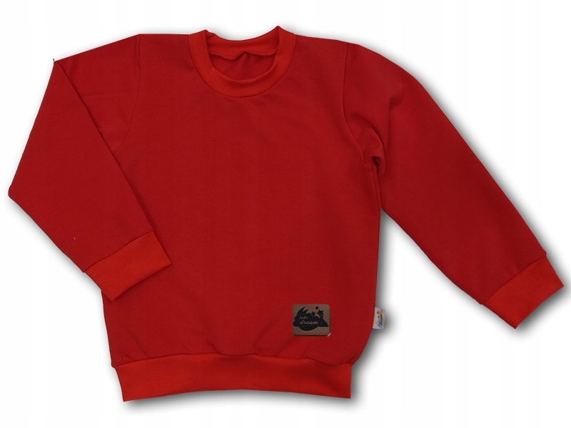 

Bluza dresowa wiosenna czerwona 86