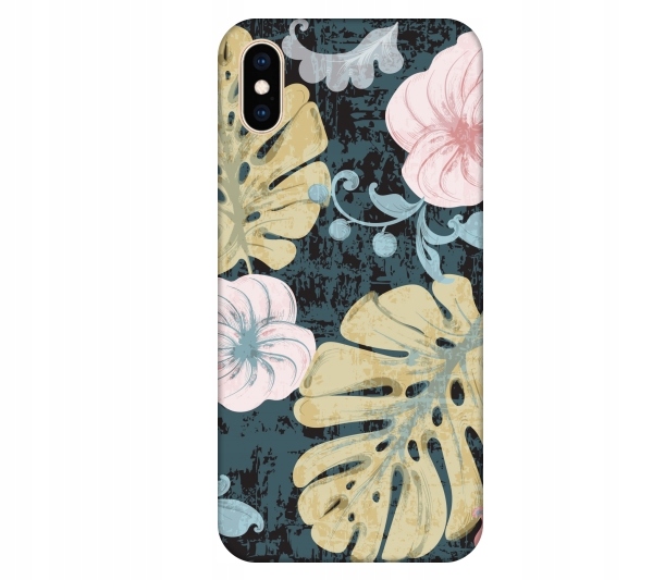

Etui na telefon iPhone X / Xs Liscie tropikalny wz