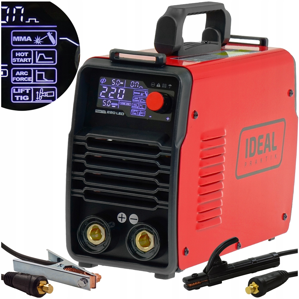 Spawarka Elektrodowa Ideal Praktik 220 Igbt Mma Puls 200A 230V Synergia