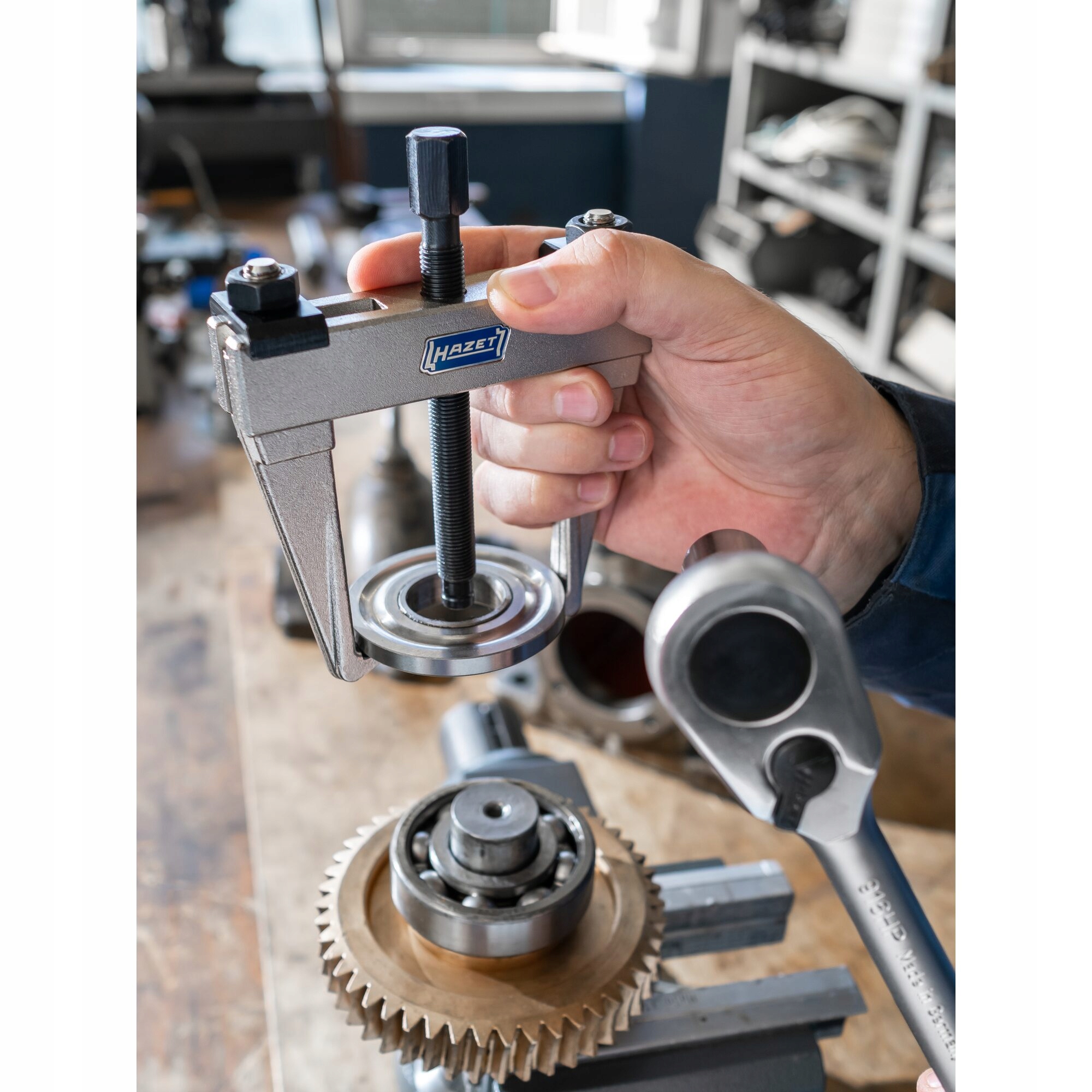 ŚCIĄGACZ DWURAMIENNY 2 RAMIENNY WEWNĘTRZNY ZEWNĘTRZNY ŁOŻYSK PIAST HAZET Marka Hazet