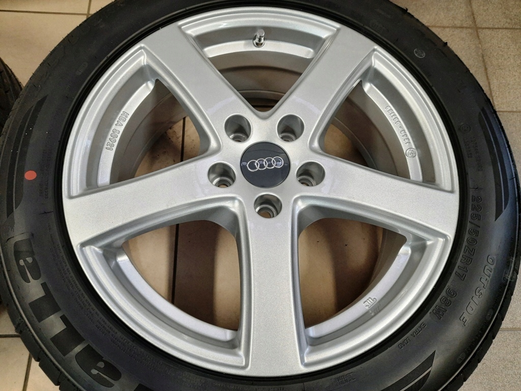 AUDI A6 C5 C6 KOŁA LETNIE 225/50R17 GERMANY Rozstaw śrub 5x112