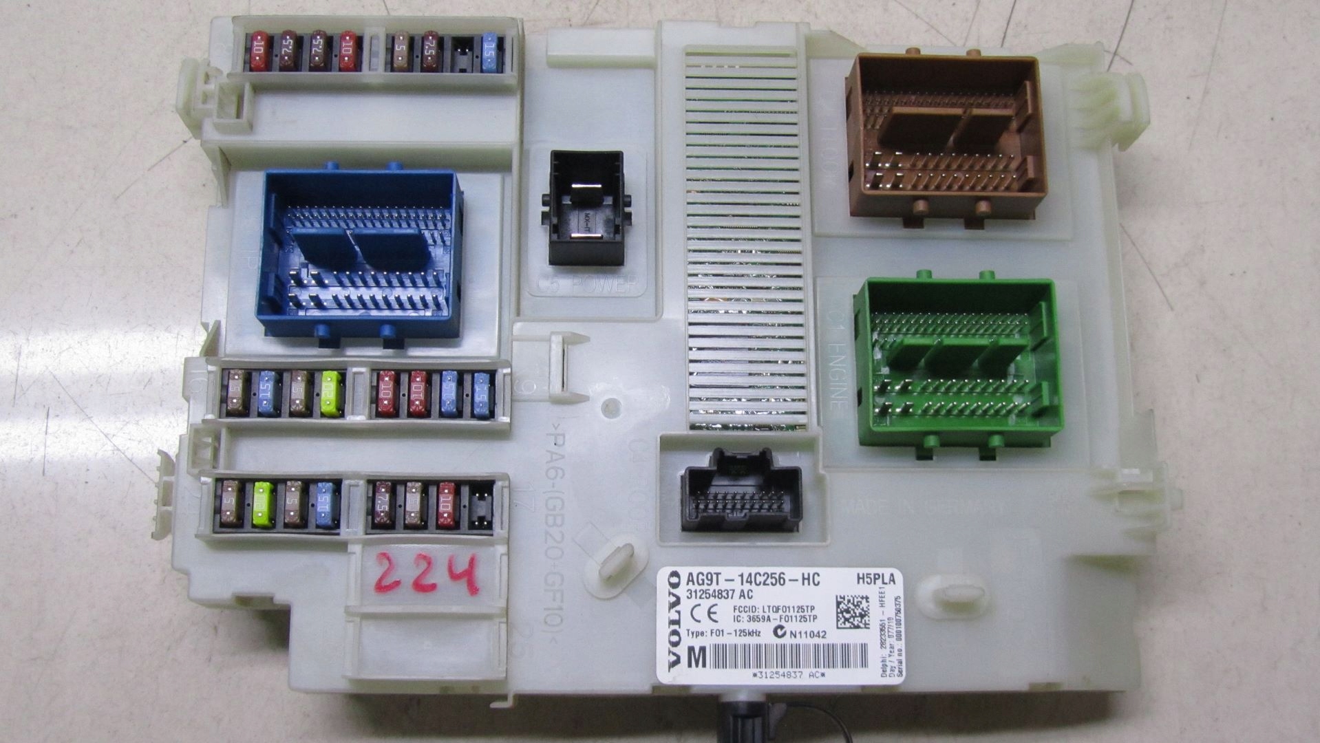 VOLVO XC60 2.4 MODUŁ CEM AG9T-14C256-HC 31254837