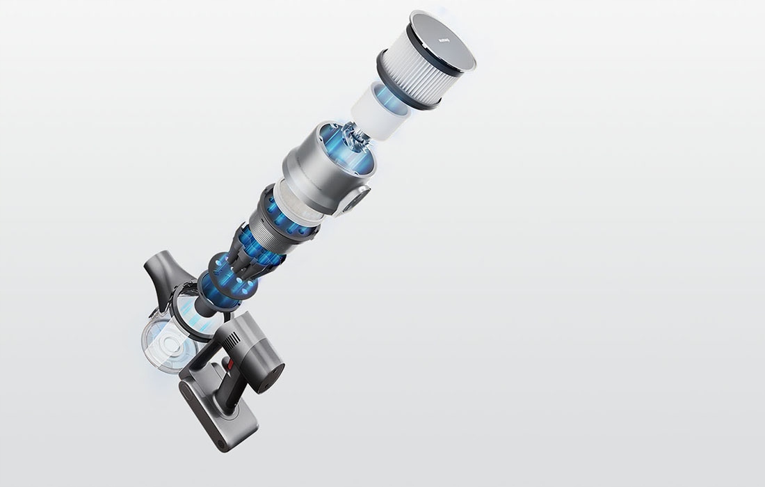 ODKURZACZ BEZPRZEWODOWY RĘCZNY PIONOWY DREAME T20 BEZWORKOWY 25000PA MOCNY Model T20