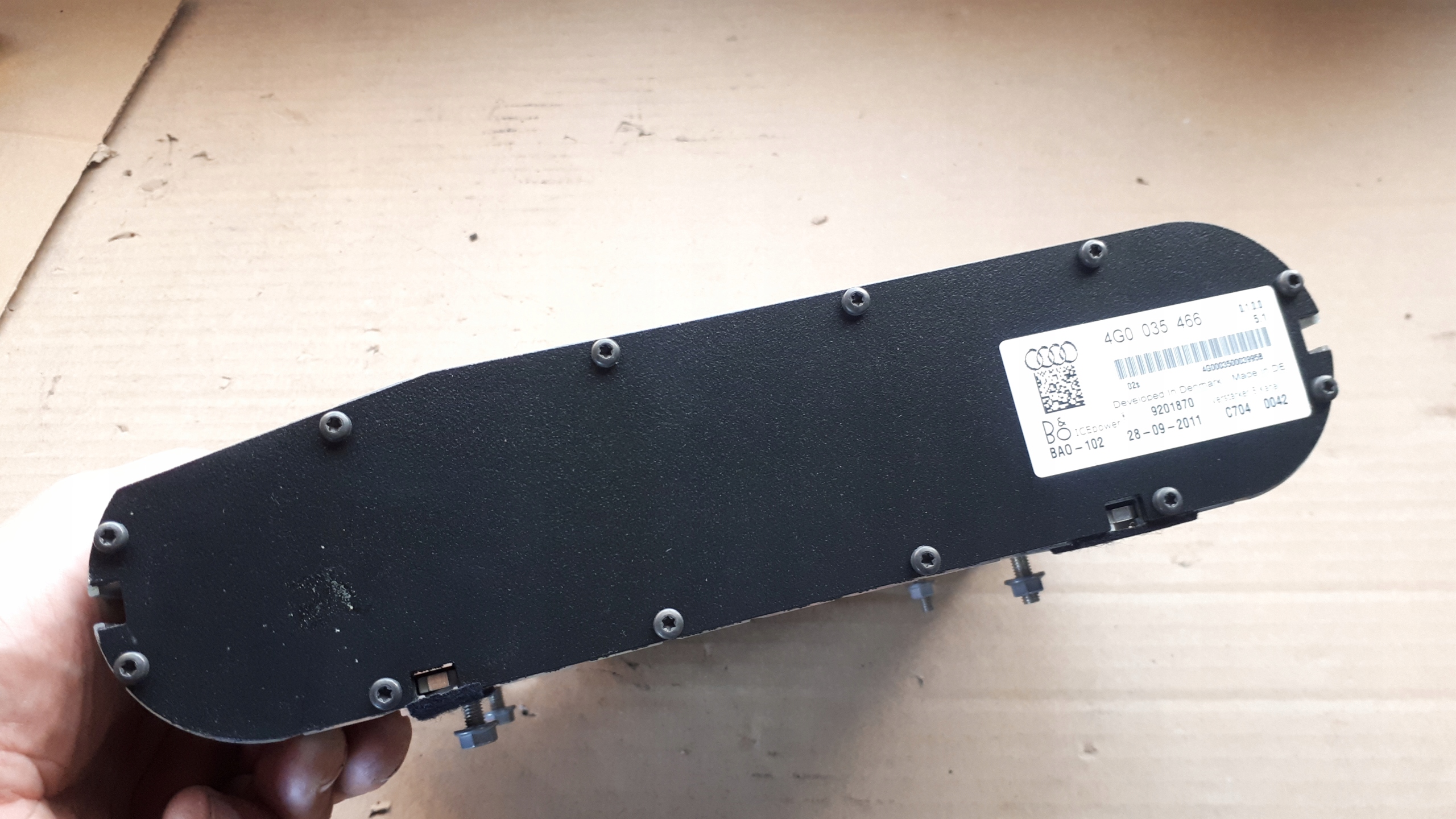 A7 4G amplifier bang OLUFSEN 4G0035466 A6 C7 4G
