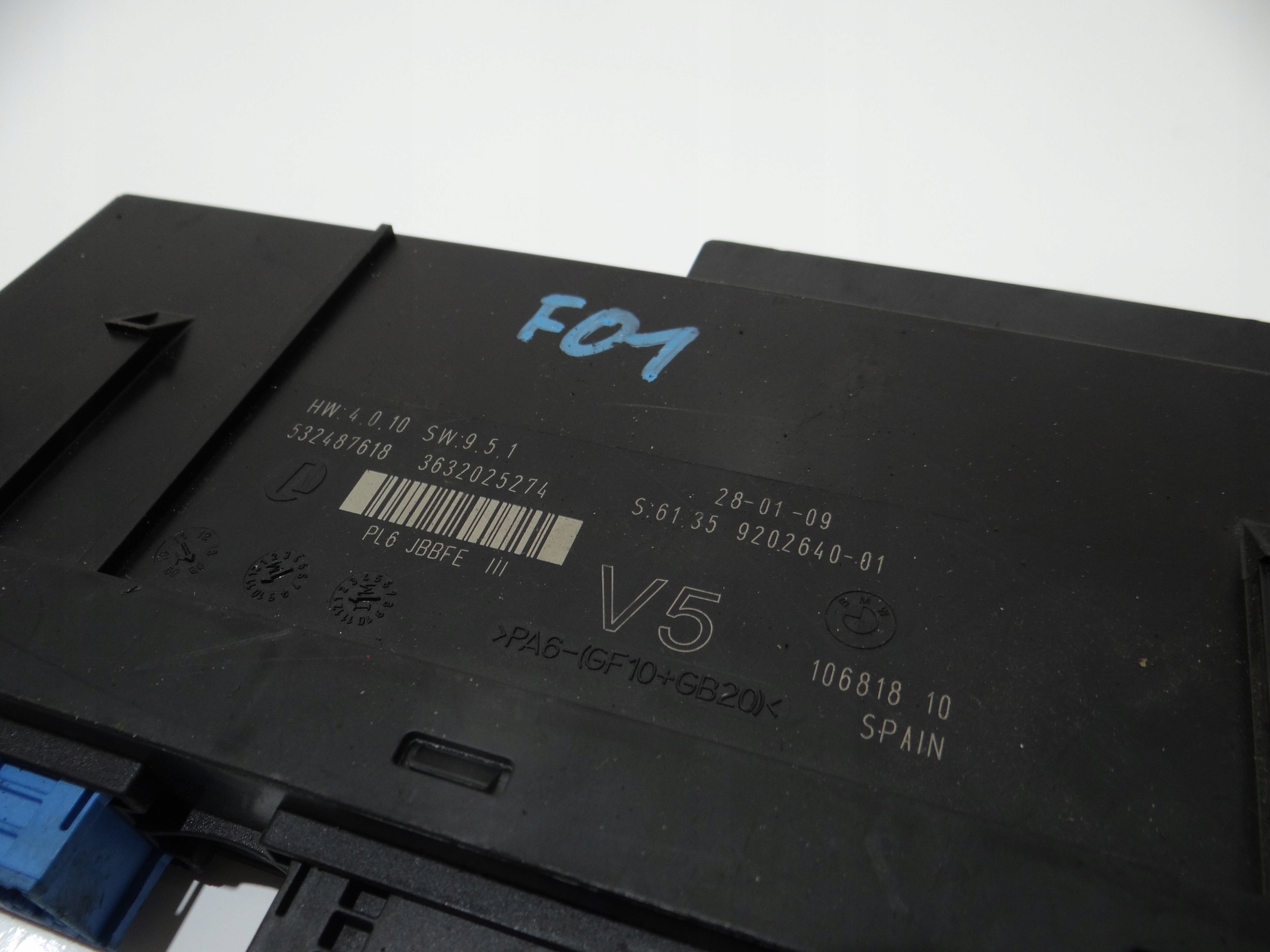 module control unit KOMFORTU BMW F01 F02 9202640