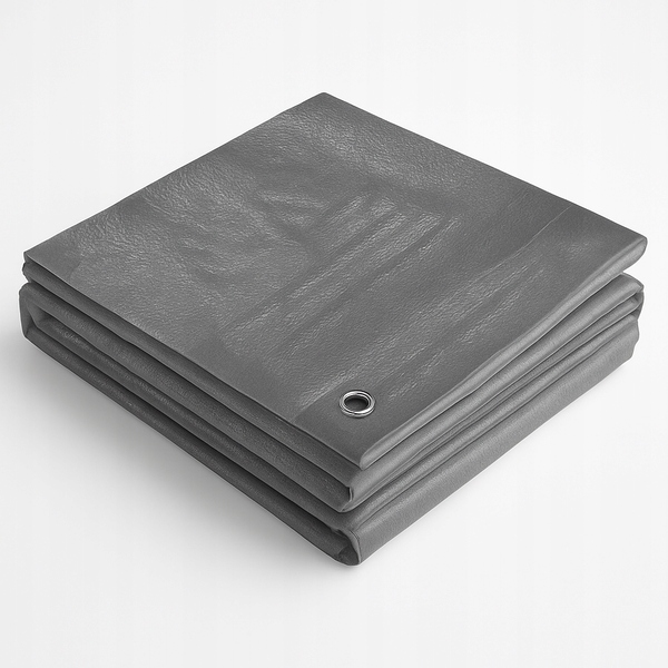 Zesílená plachta 100 g 10x12 m, stříbrná