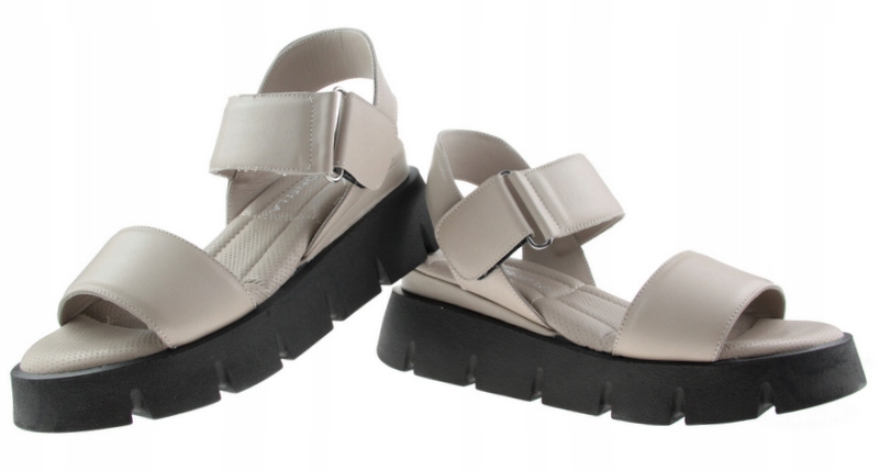 SANDAŁY BOMBONELLA 524.2033 SKÓRA BEŻOWE R. 40 Marka inna