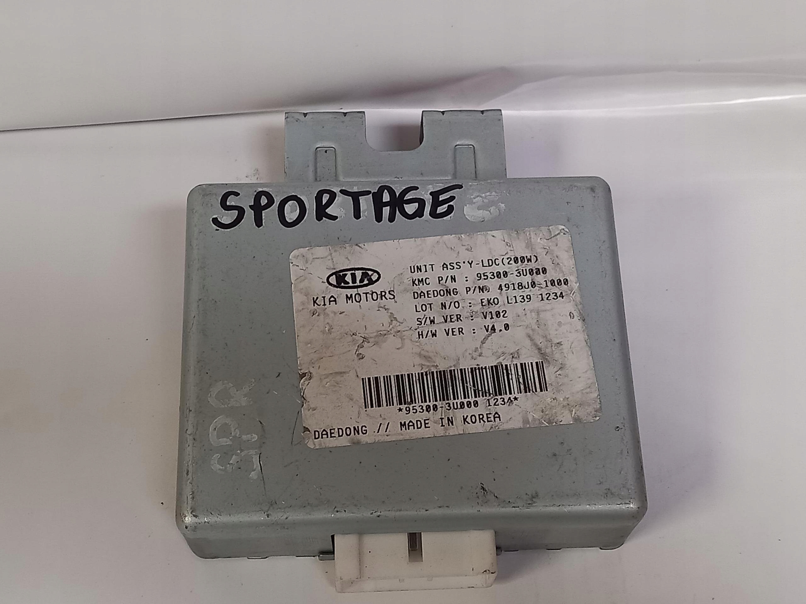 control unit module UNIT ASSY KIA SPORTAGE III 95300-3U000 10-15