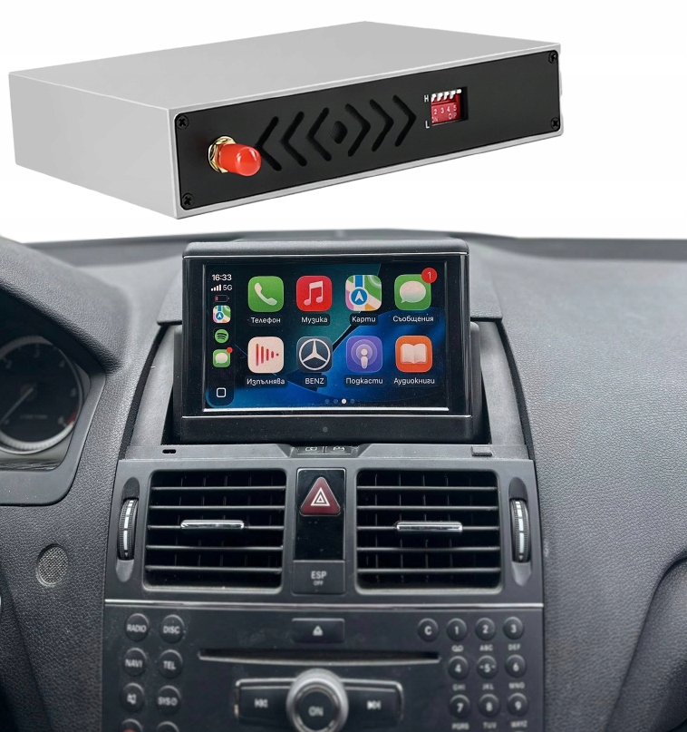 Mercedes W204 W212 Glk X204 Modul Apple Carplay Android Auto Ntg 4.0