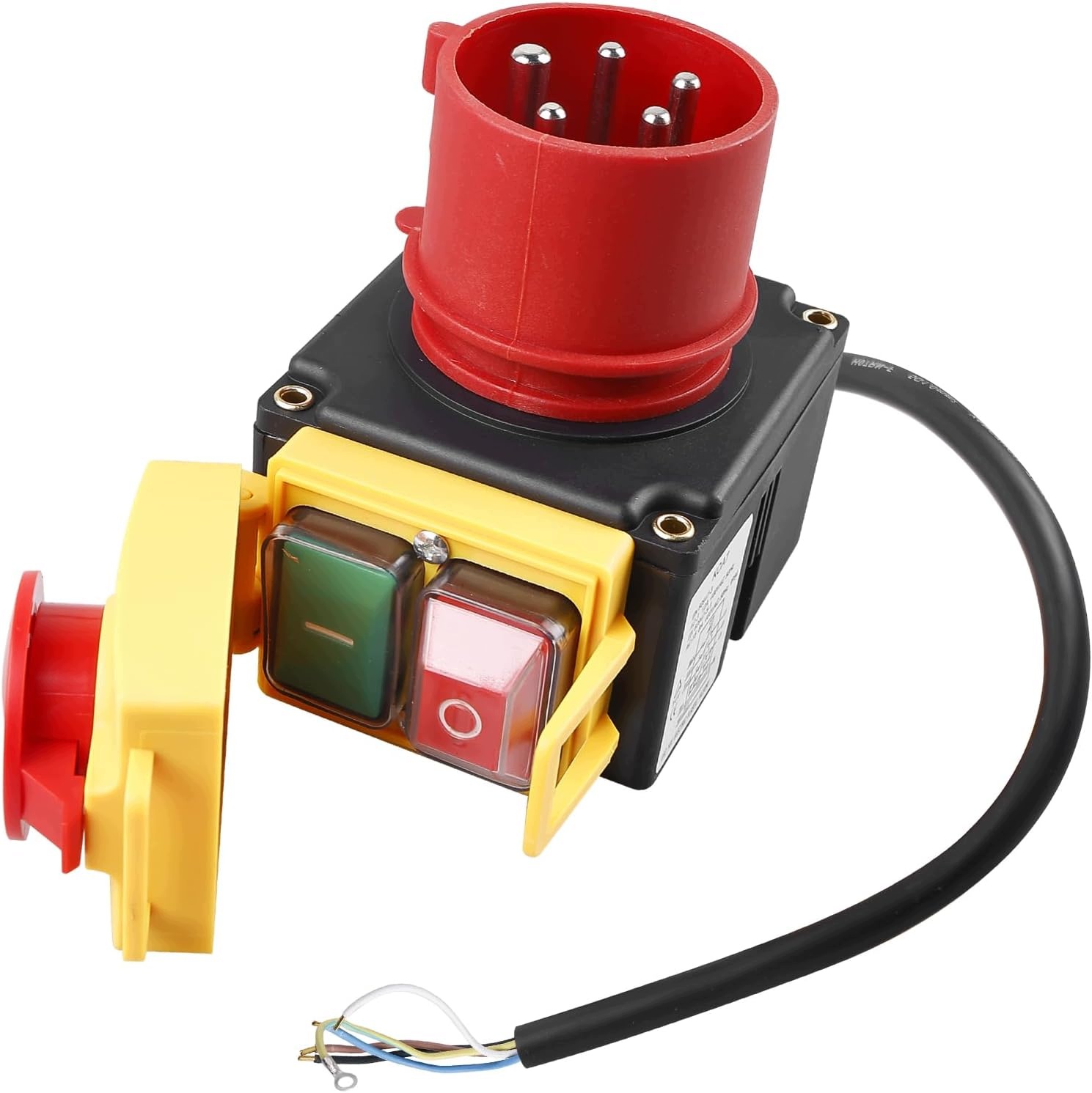 Vypínač spínač Motor 3 fáze 400V silová zásuvka 10A kabel 5P