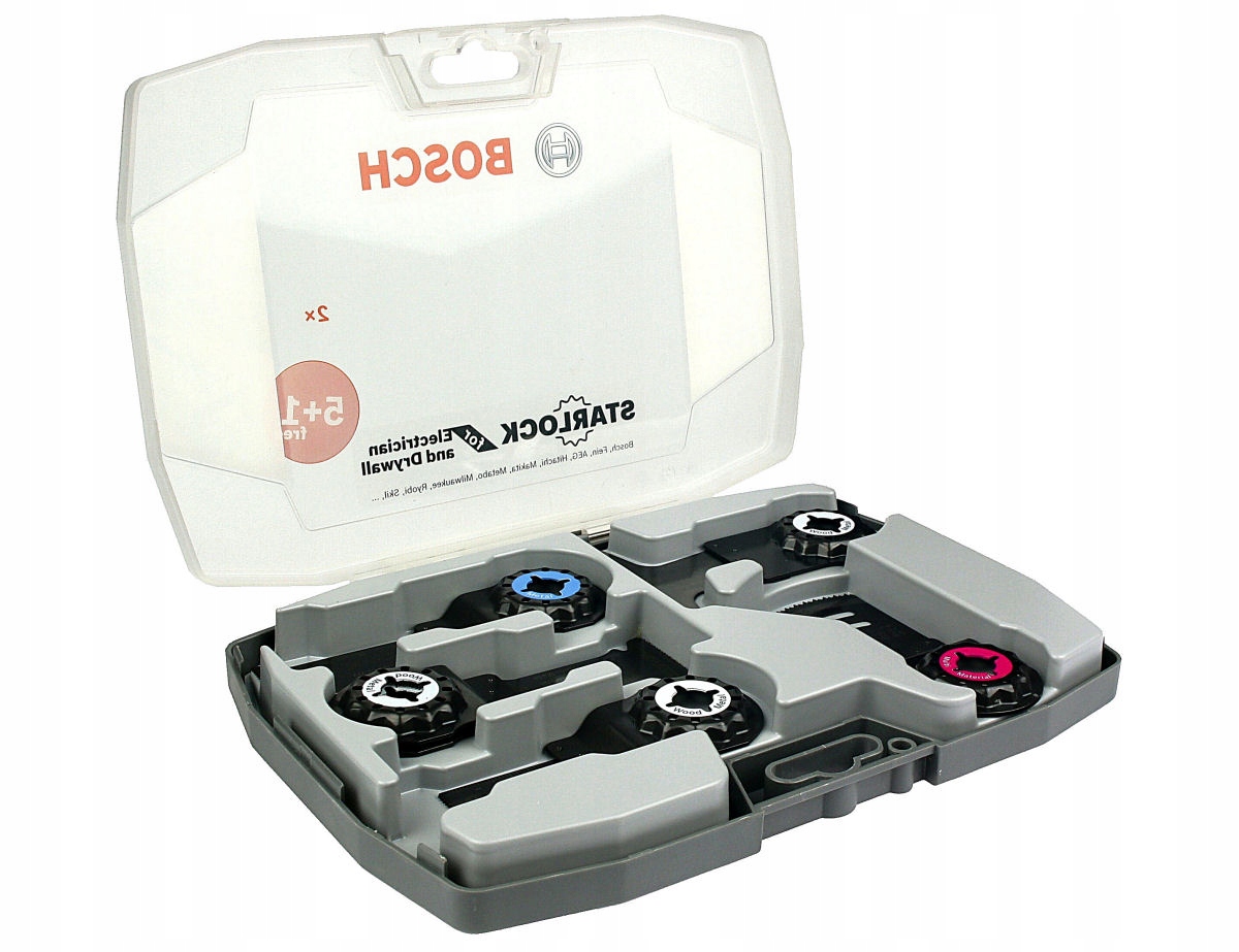 Zestaw 6 sztuk osprzętu do GOP/PMF BOSCH STARLOCK Kod producenta 2608664622