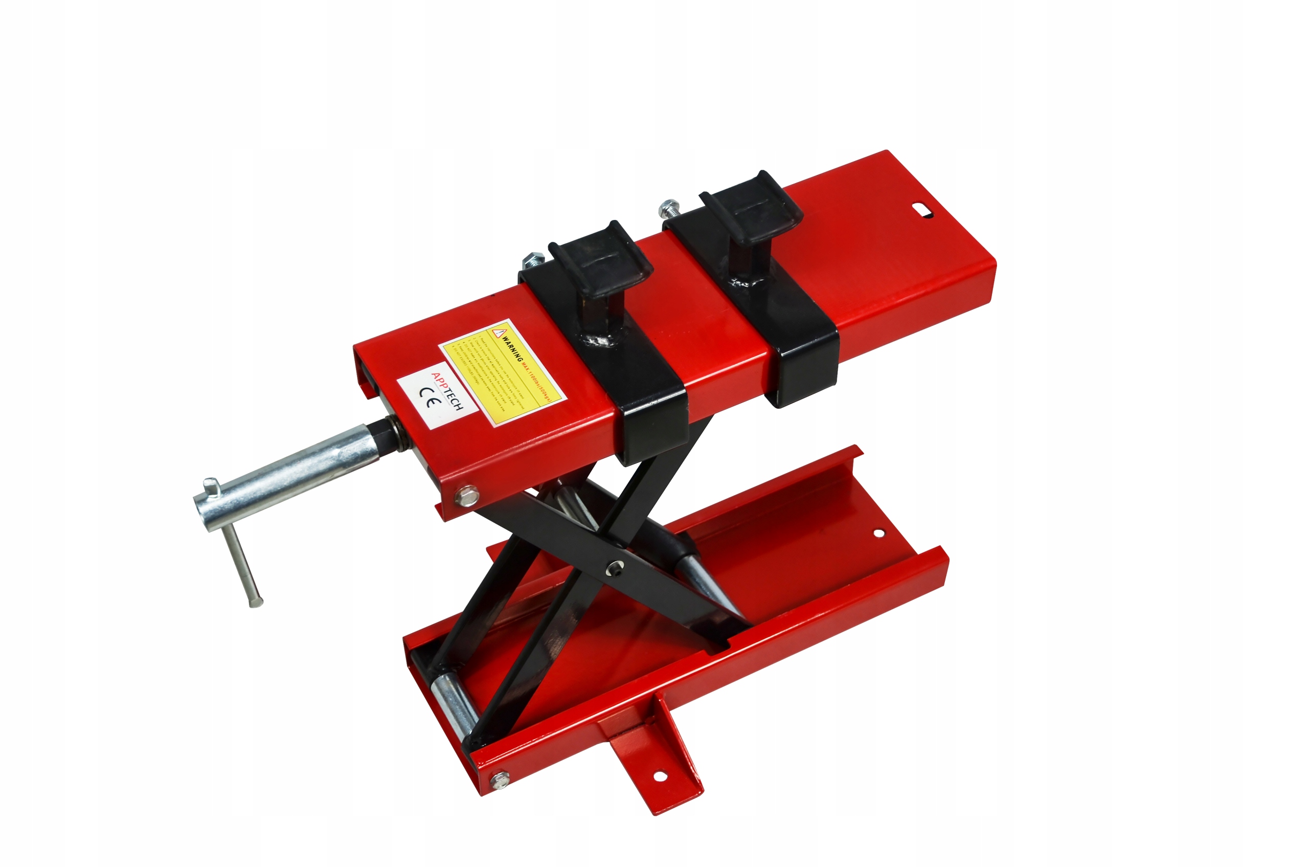 MOCNY SOLIDNY TRWAŁY WYTRZYMAŁY PODNOŚNIK STOJAK MOTOCYKLOWY DO MOTORU Producent AppTech