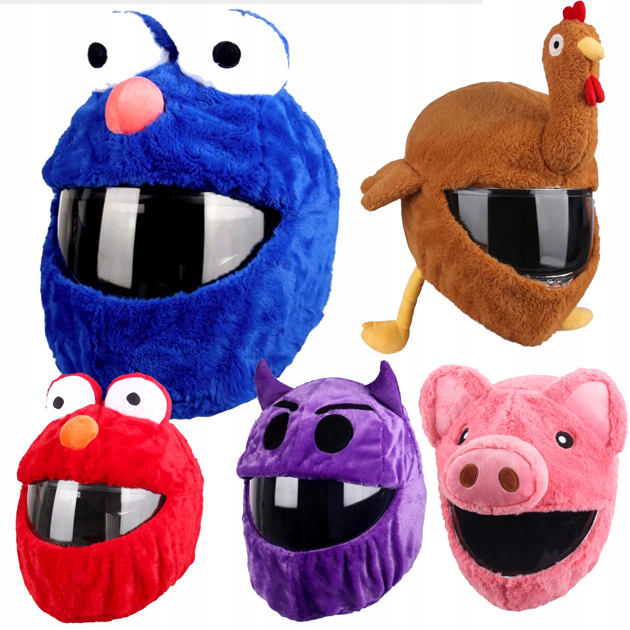 NAKŁADKA POKROWIEC NA KASK CZAPKA MOTOCYKL MOTOR RÓŻNE MODELE