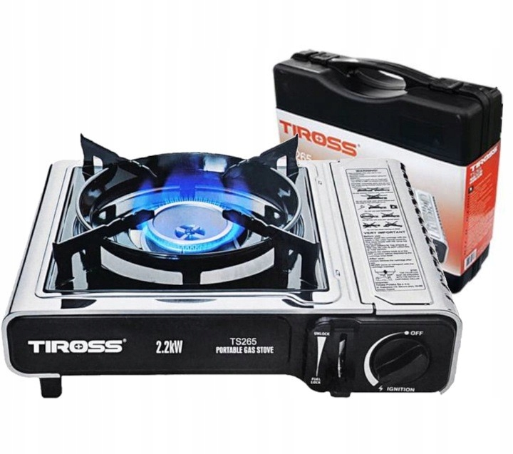 GAZOWA KUCHENKA TURYSTYCZNA TIROSS TS-265 CHROM