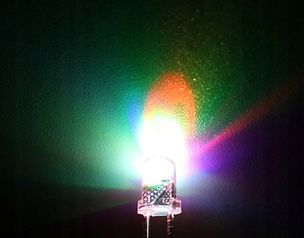 DIODY LED 5mm 12V RGB SZYBKO ZMIENIAJĄCE BARWY + przewód 20cm | 10 szt | Kod producenta Diody LED DIP 5mm szybkie RGB 12V