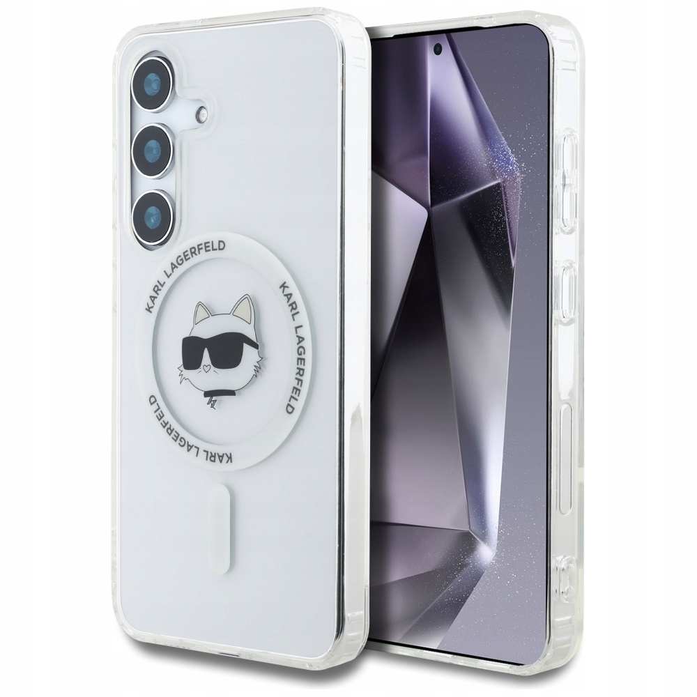 Pouzdro pro Samsung Galaxy S25 Plus Karl Lagerfeld MagSafe Bílé