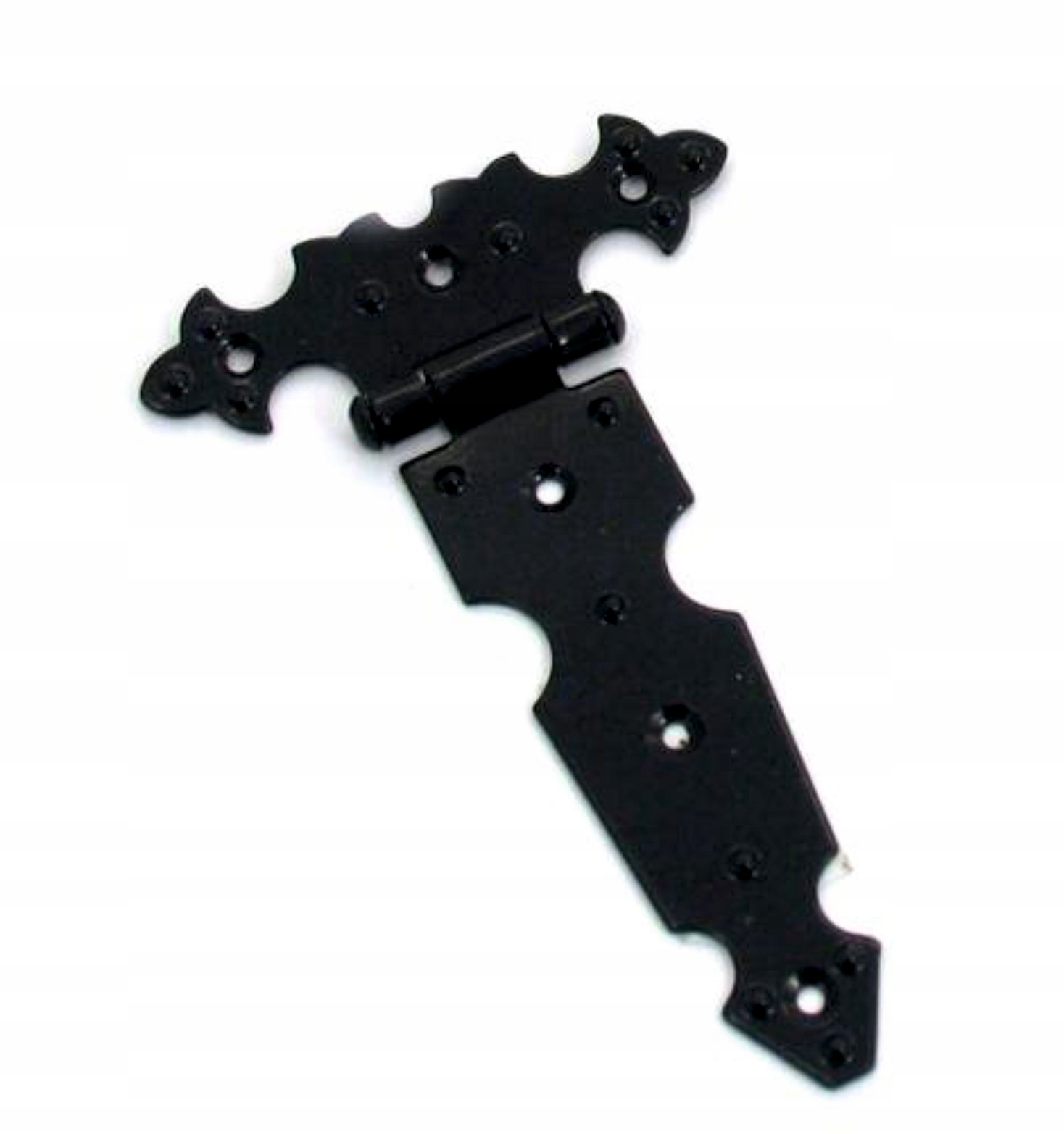 Zawias meblowy ozdobny n/symetryczny 122x78 czarny