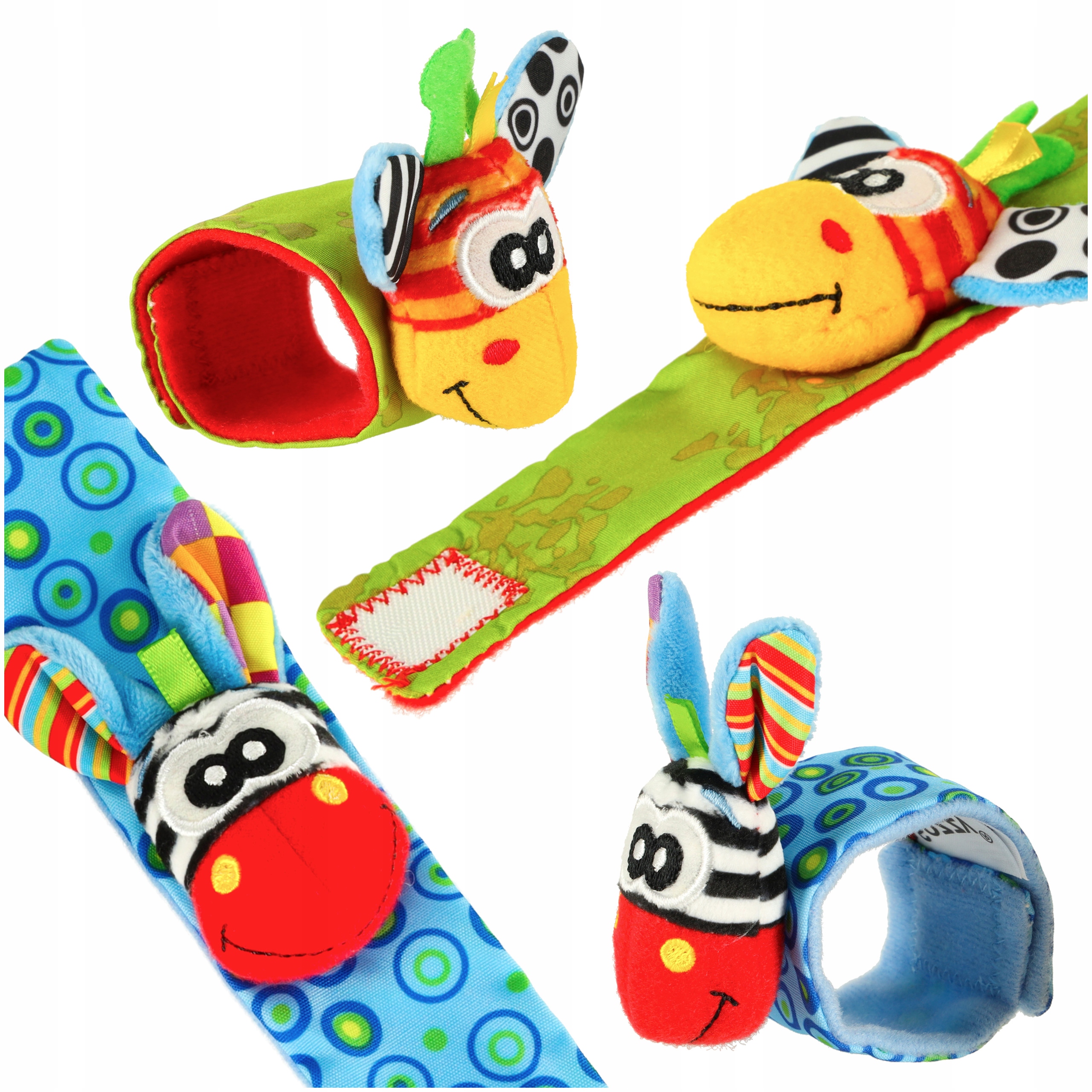 GRZECHOTKA ZABAWKA NA RĄCZKI DŁONIE OPASKA ZESTAW 2 SZT. Kod producenta KX9344_1