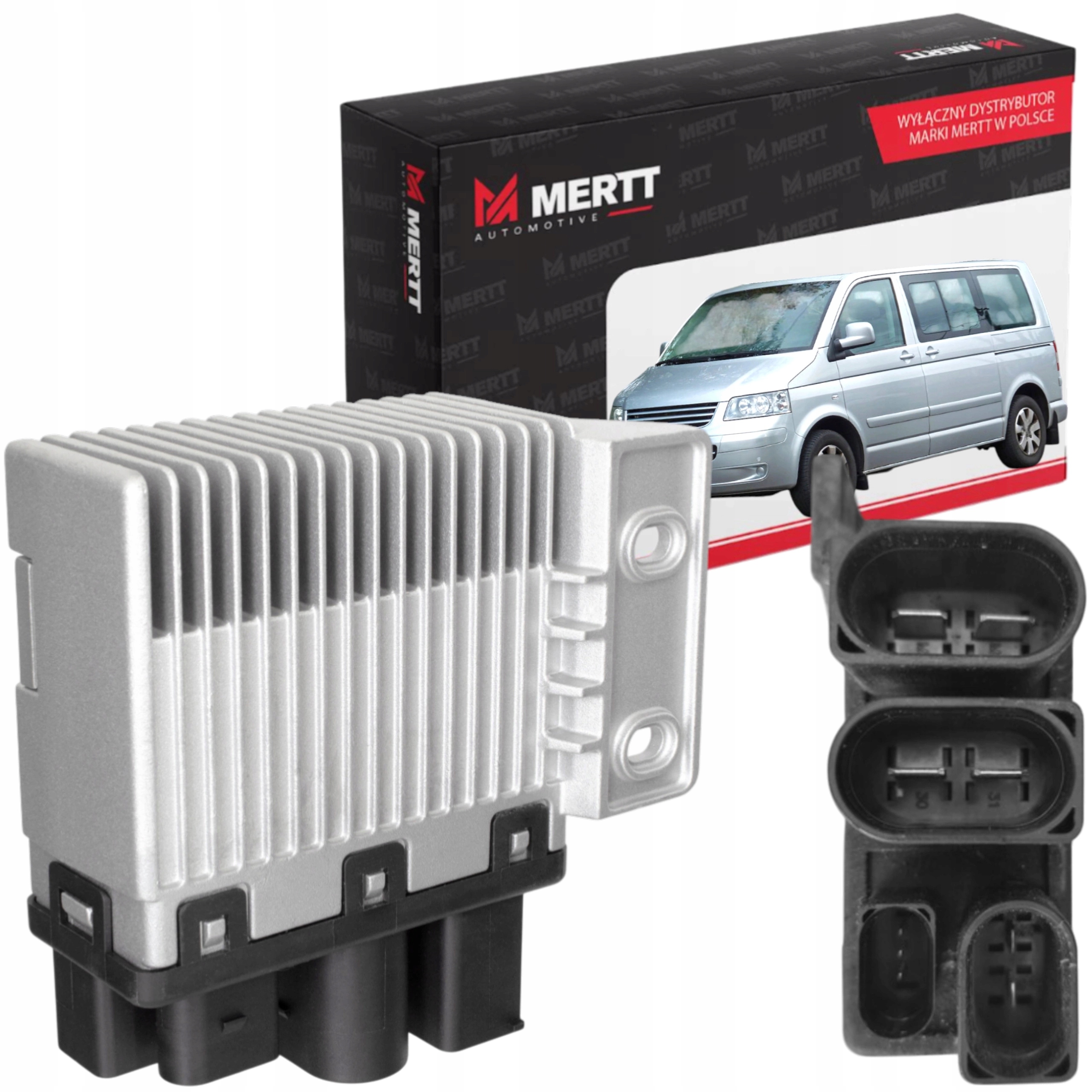 Ovladač Modul ventilátorů Volskwagen Multivan Transporter T5 1,9 2,5TDi