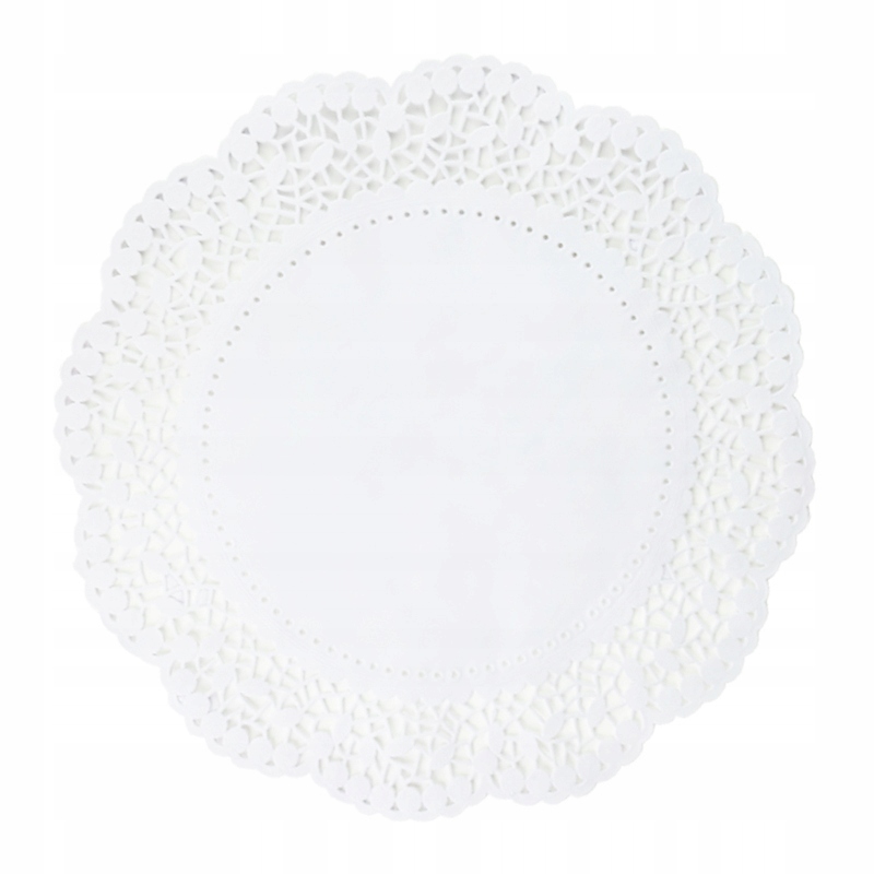 

Serwetki Ażurowe Dekoracja Białe 36CM 12SZT
