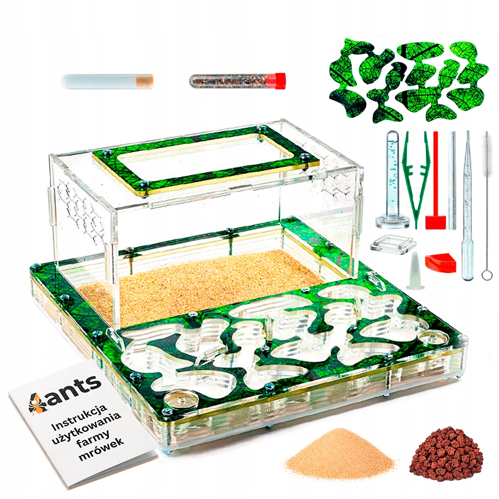 Formikarium L (velký) Emerald Forest s příslušenstvím (bez mravenců) 4ants