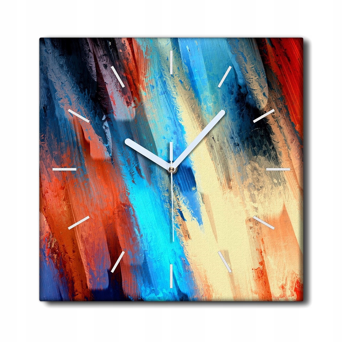 

Zegar canvas wiszący 30x30 Abstrakcja Art Sztuka