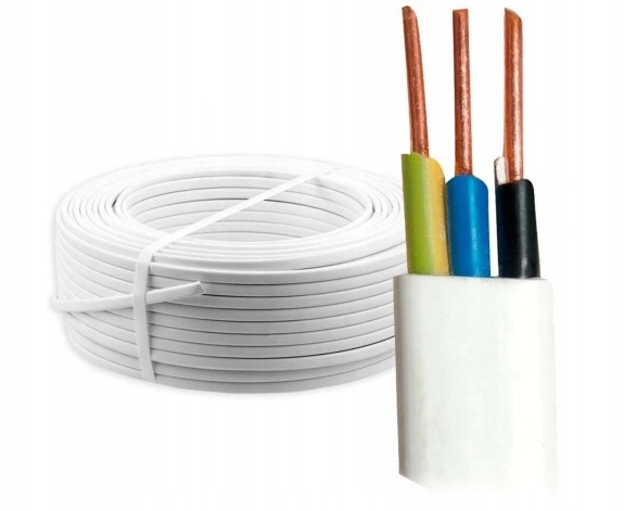 Kabel YDYp 3x2,5 100 metrów przewód Polski płaski drut