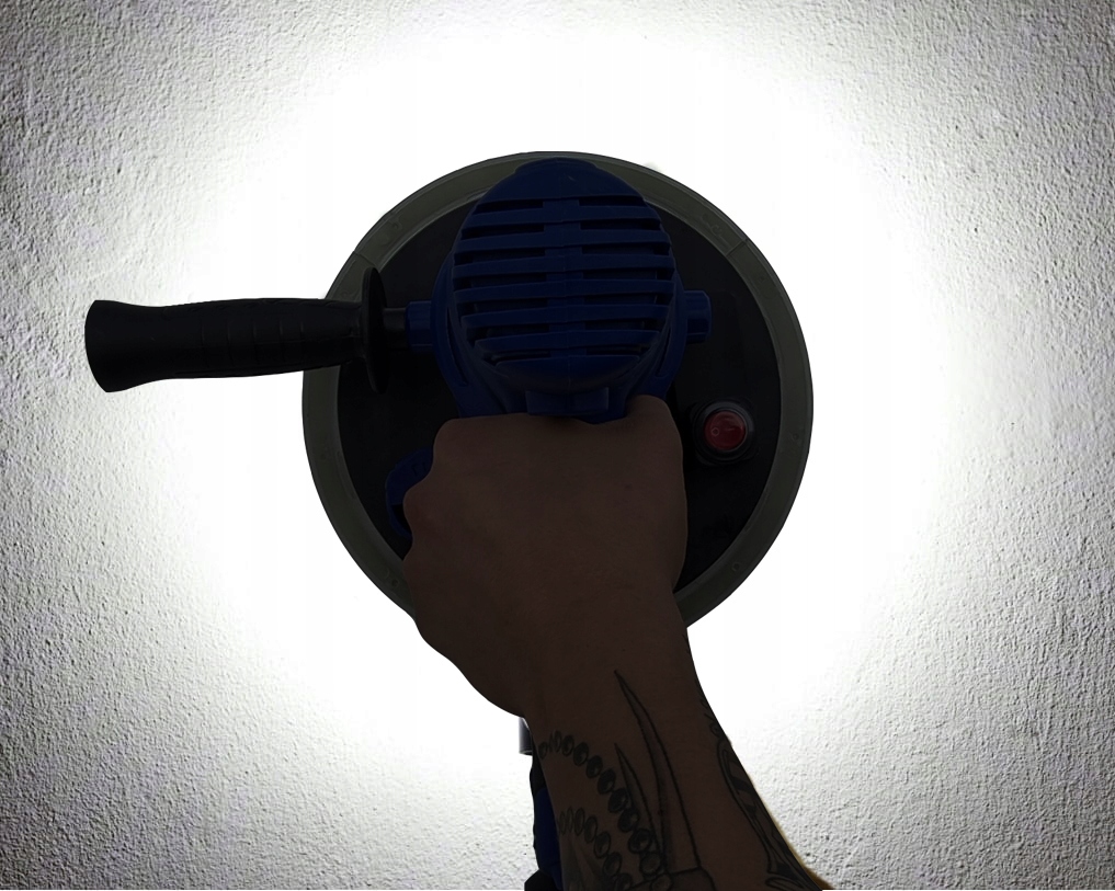 SZLIFIERKA do GIPSU GŁADZI TYNKÓW TYNKU PAPIER LED Typ bez wysięgnika