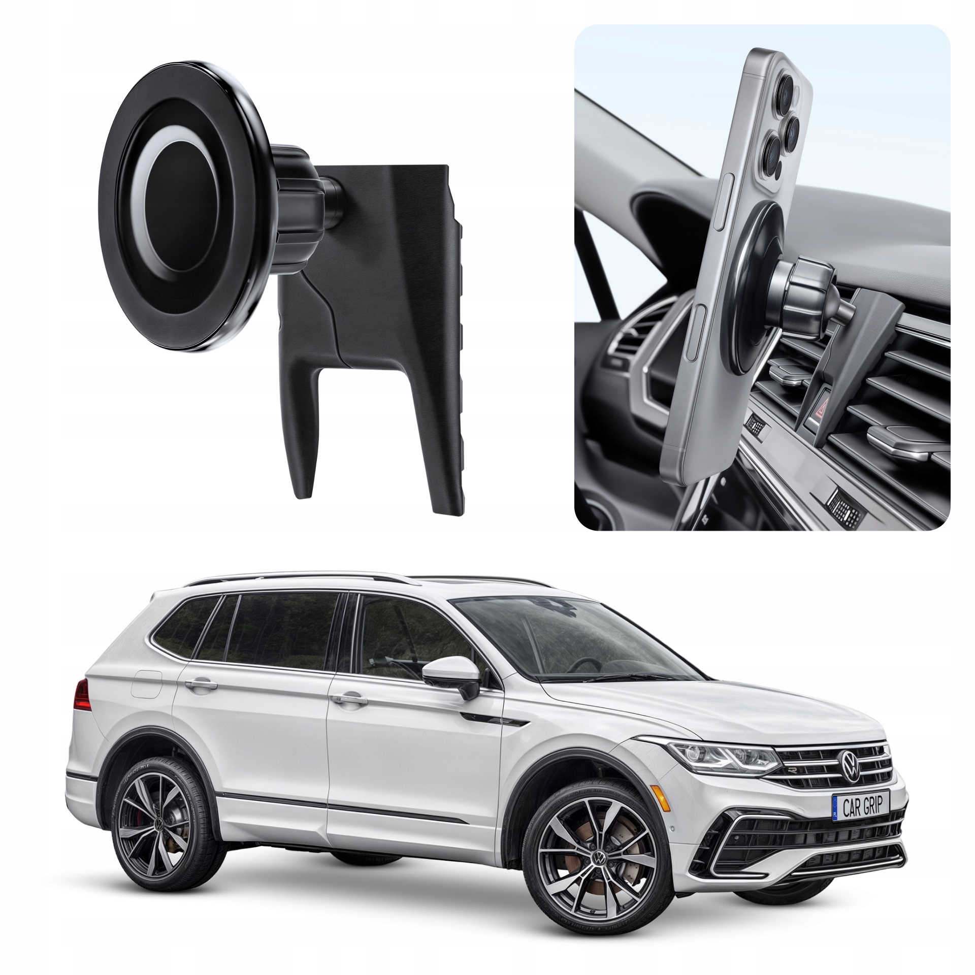 Uchwyt magnetyczny MagSafe 2 do Vw Tiguan 2 (2016-)