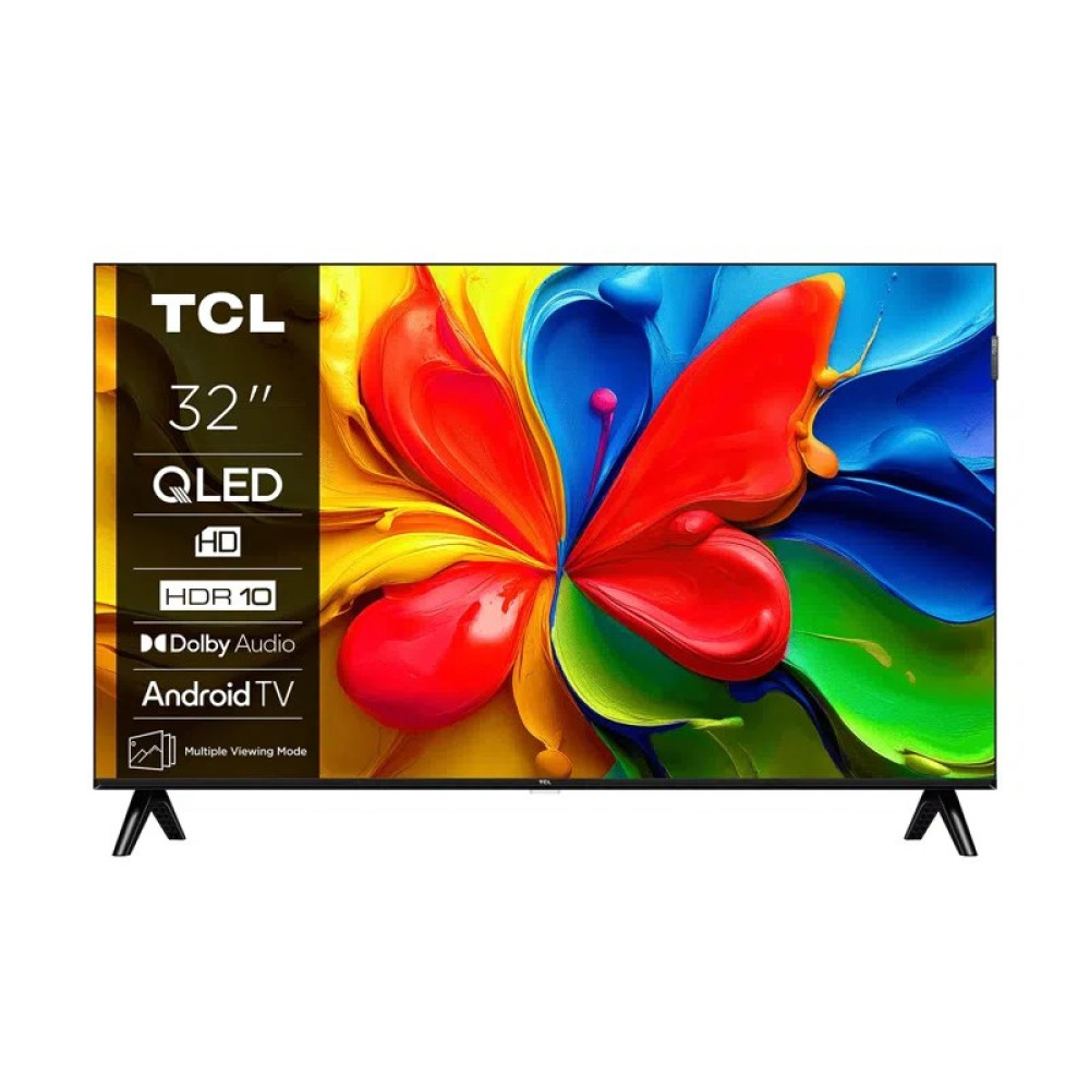 Televizor Tcl 32V4C Qled 32" Full Hd Android Tv Dolby Digital DVB-T2 Černý