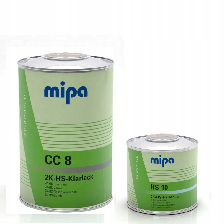 

Lakier bezbarwny Mipa 2K-HS CC8 Utwardzacz Hs 10