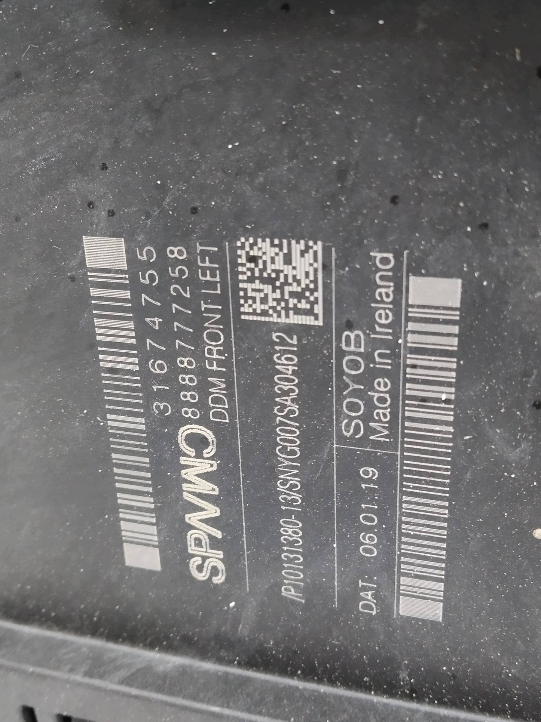 mechanism windows left front 31349762 Volvo XC 90 II (2015- )