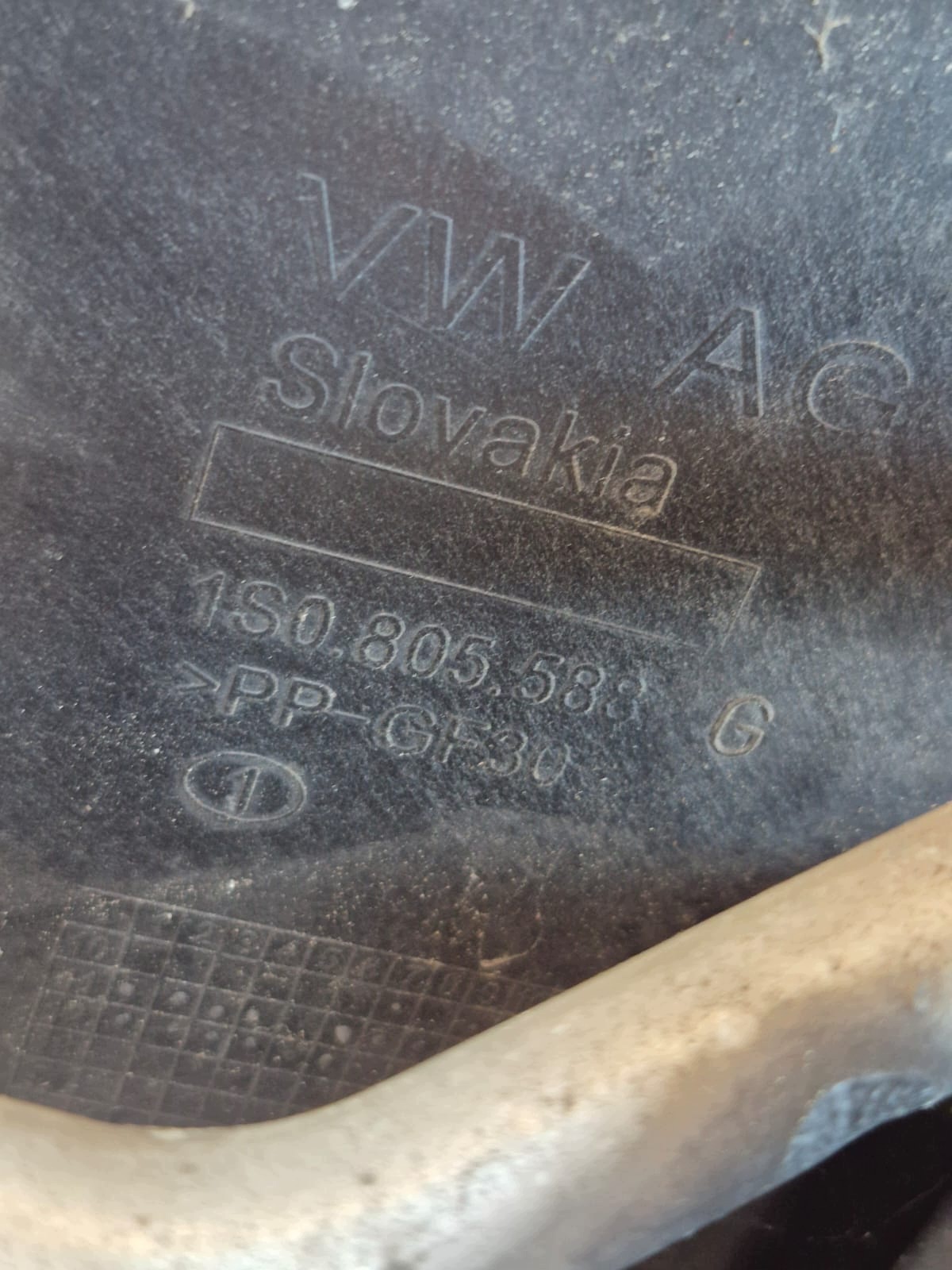 VW UP SEAT MII SKODA CITIGO 11- front body wall front pillar iron