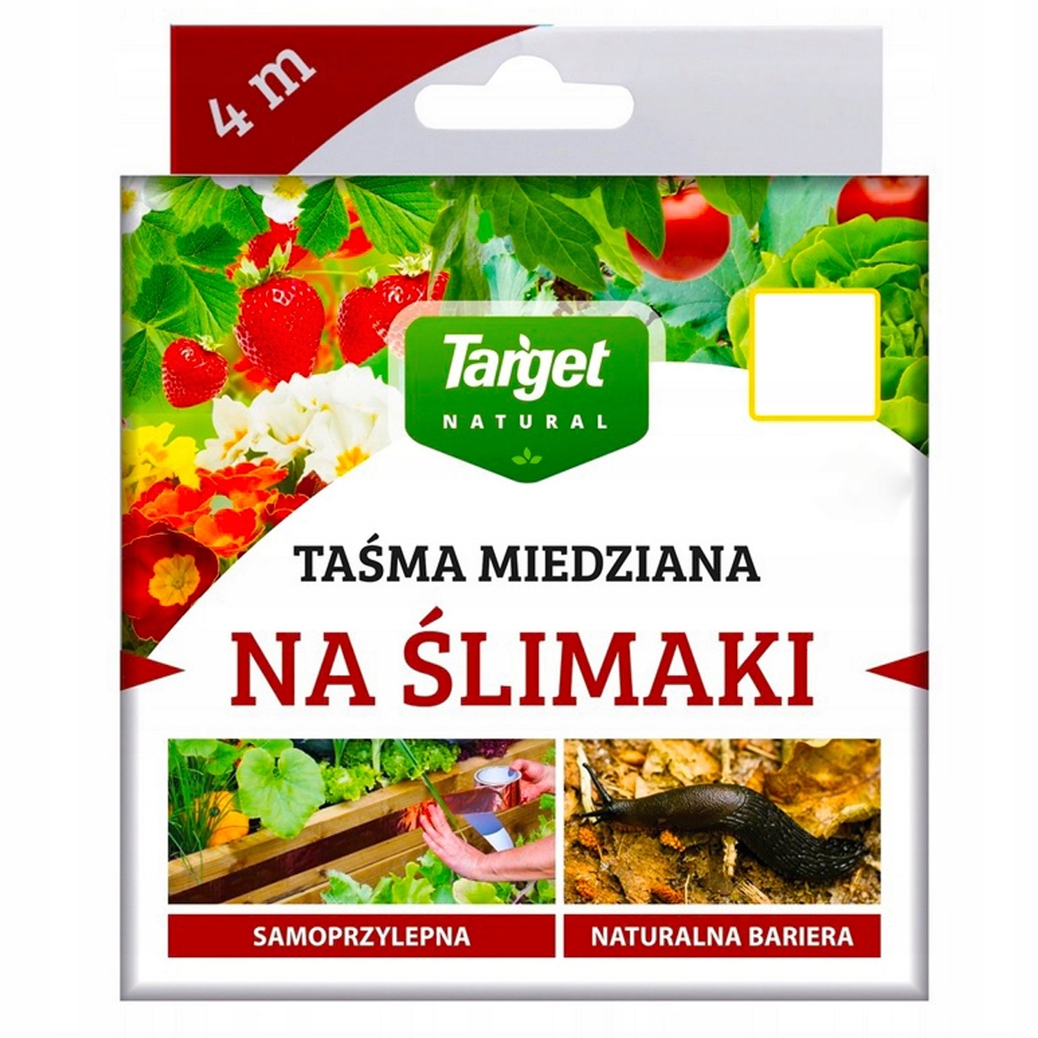 TARGET MIEDZIANA TAŚMA NA ŚLIMAKI BARIERA 4M