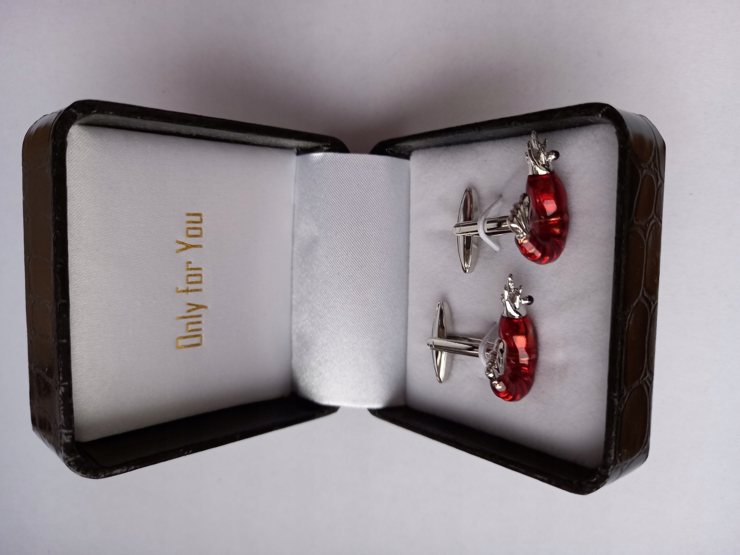 Moderní manžetové knoflíčky Kreveta Krevety