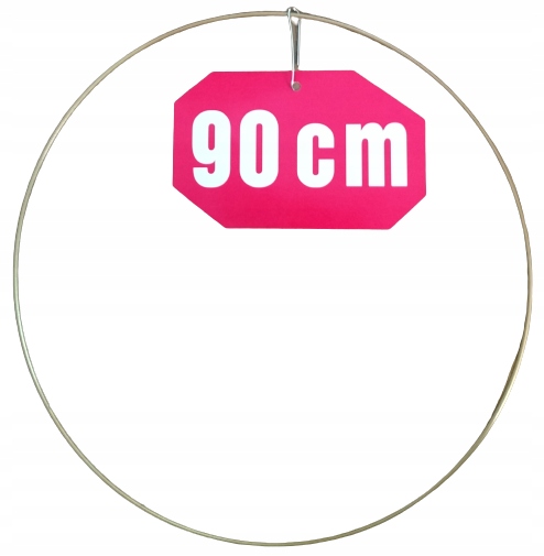 Złoty Mat kółko/obręcz do łapaczy snów/makram 90cm