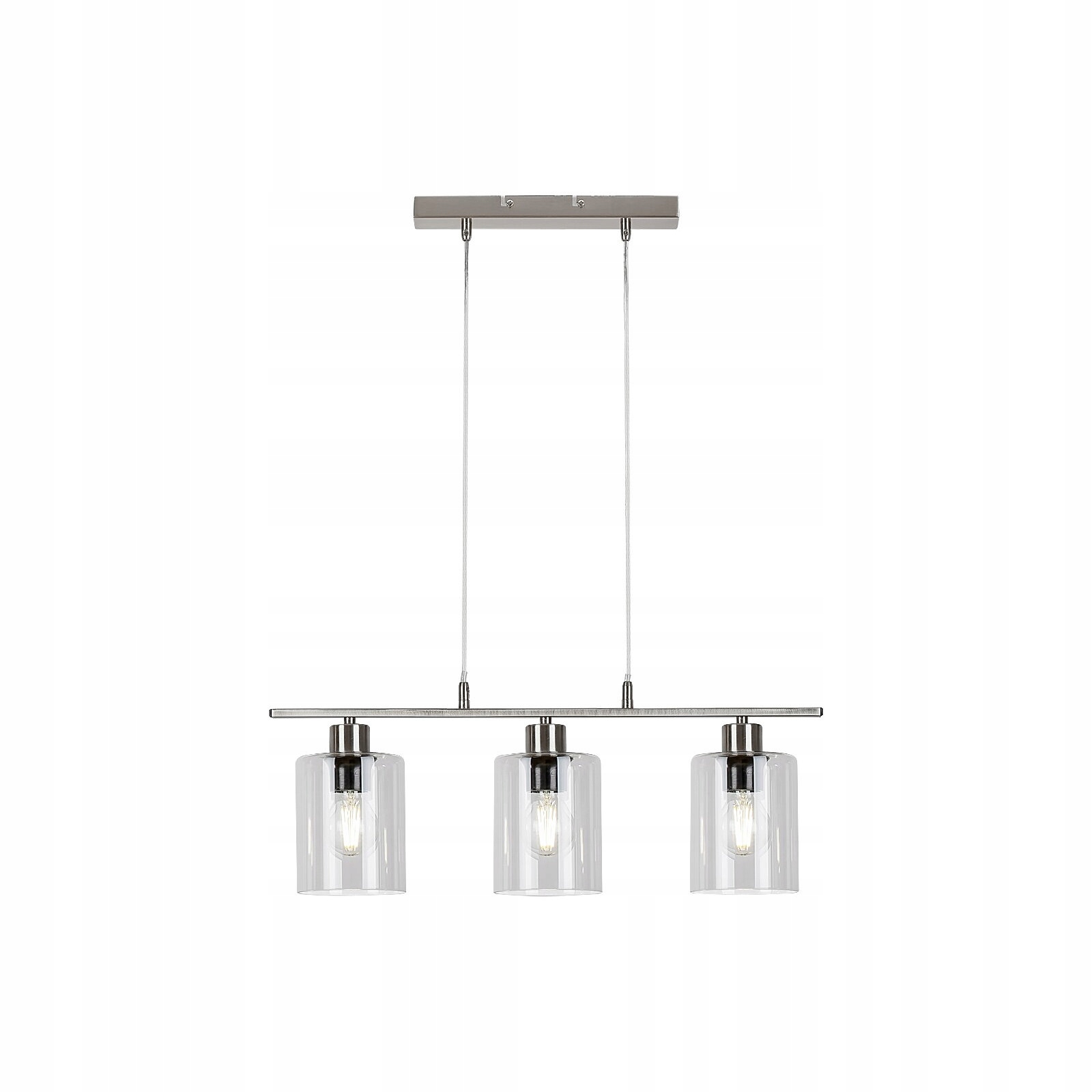 Závěsná stropní lampa 3x E27 Chrom Moderní Miroslaw Rabalux