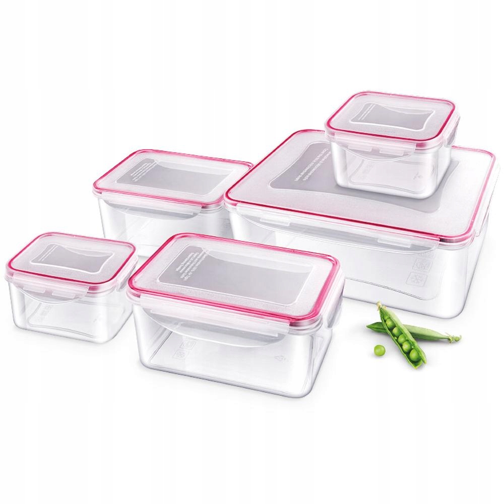 Set dóz 5 ks 30x23x12 cm Lamart LT6001 Clip