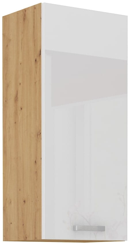 Horní Kuchyňská Skříňka 40X90 Bílá Lesklá Přední Strana Mdf