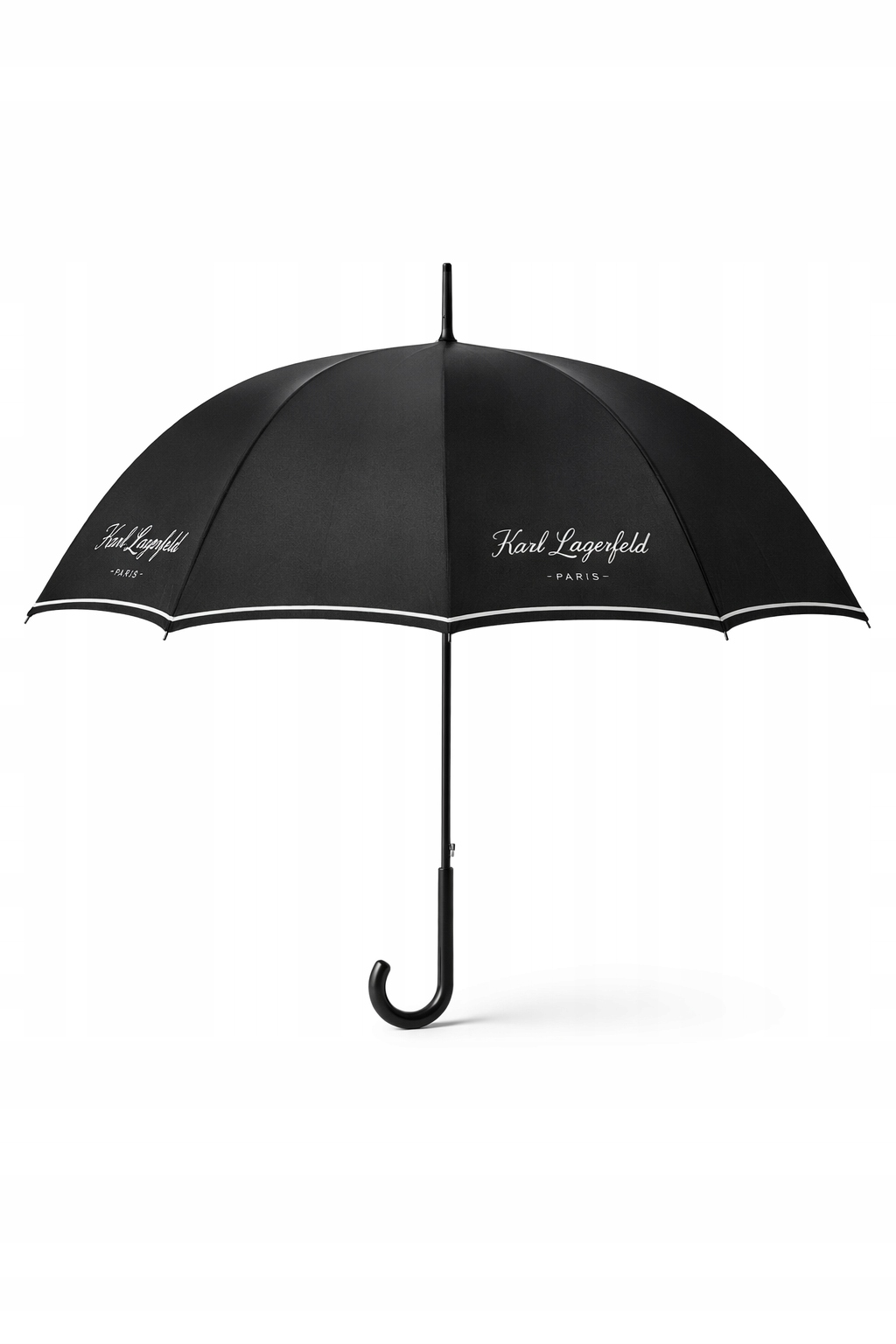 Karl Lagerfeld Deštník Černý Velký S Klasickým Logem I1B