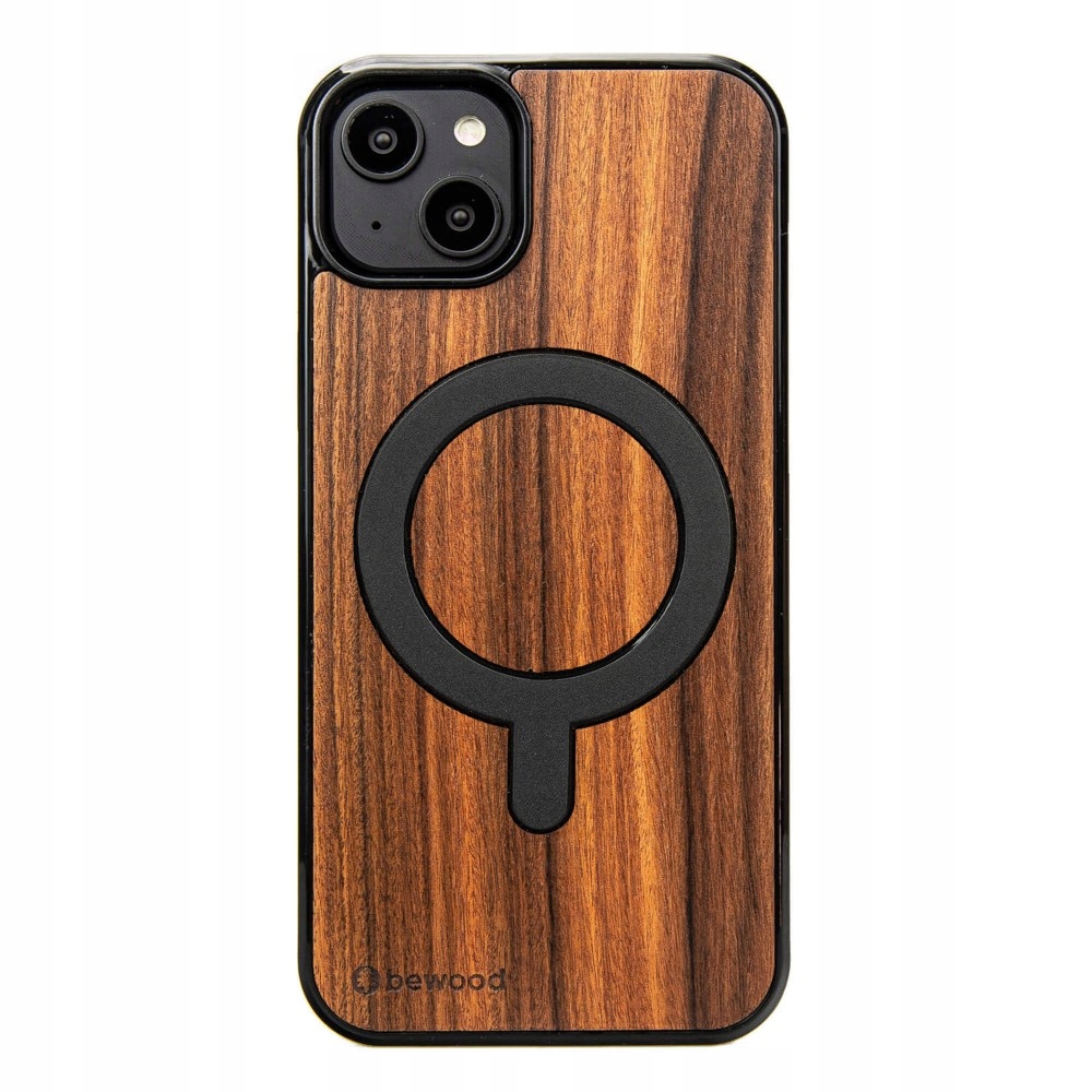 Dřevěné Pouzdro Bewood pro iPhone 15 Plus Palisander Santos s MagSafe