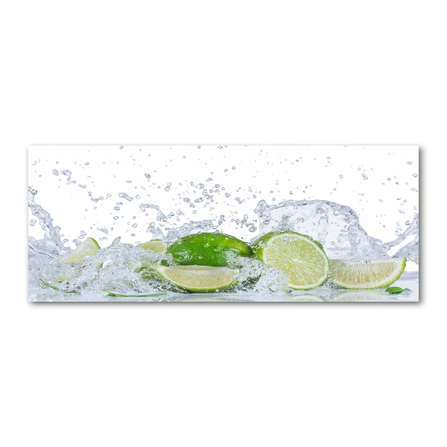 

Foto obraz akryl zdjęcie Limonki i woda 125x50 cm