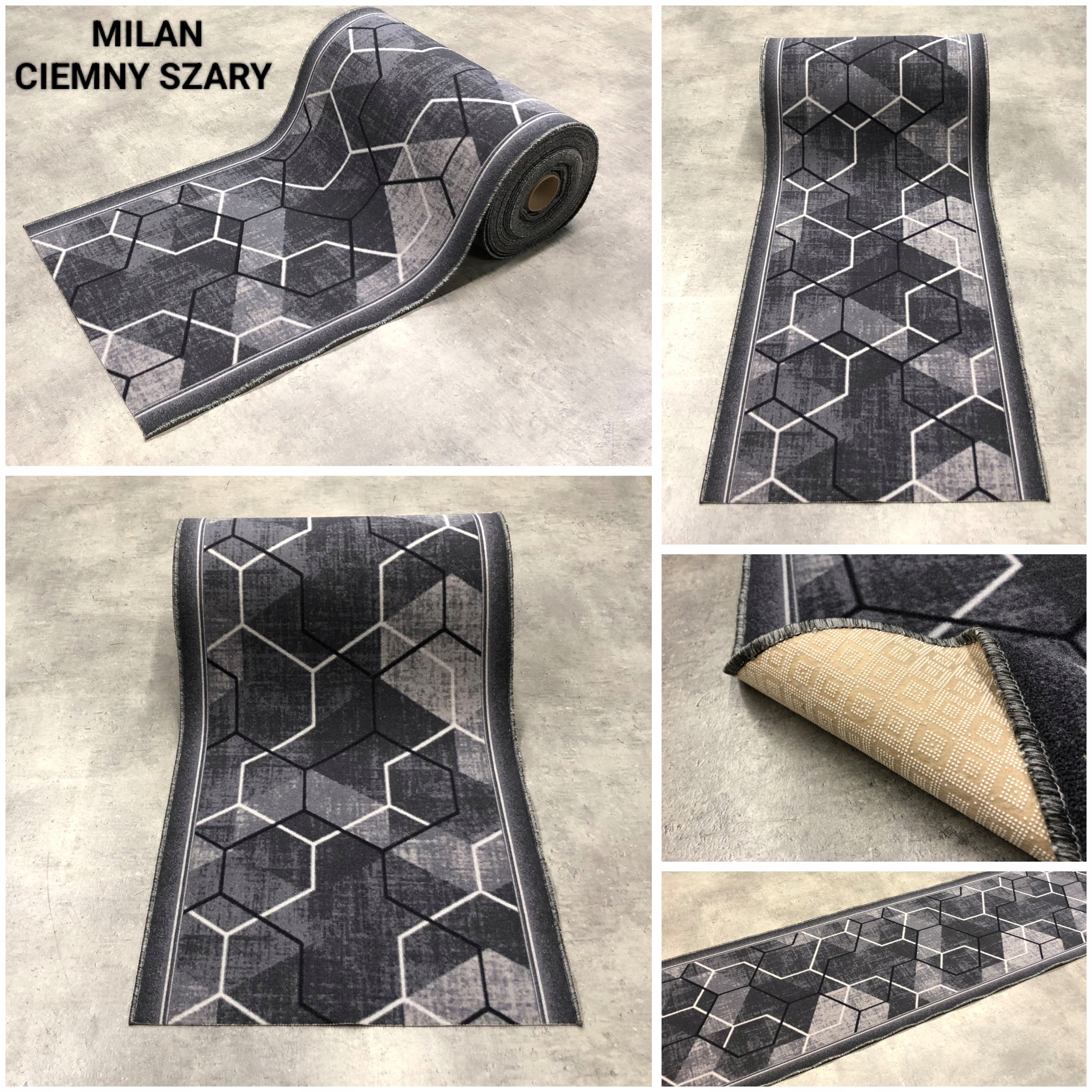 ORYGINALNY ANTYPOŚLIZGOWY CHODNIK 90cm STYLOWY MIX Marka Sindbad