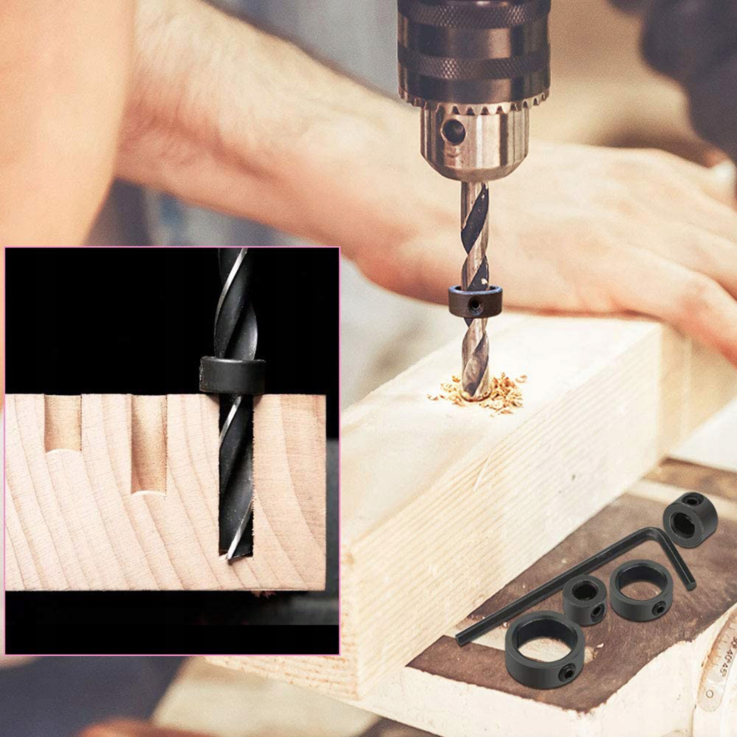 OGRANICZNIKI GŁĘBOKOŚCI WIERCENIA DO WIERTEŁ KOMPLET + IMBUS Marka Vorfal