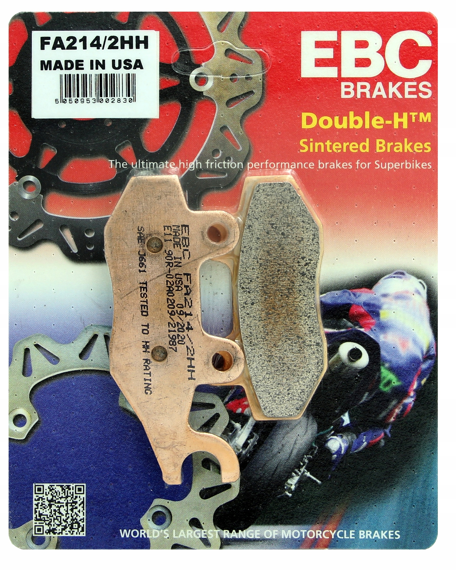 FA214/2HH - ЕЦБ ТОРМОЗНЫЕ КОЛОДКИ FA214 / 2HH